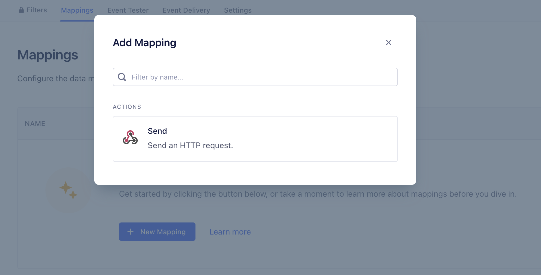 Add webhook mapping